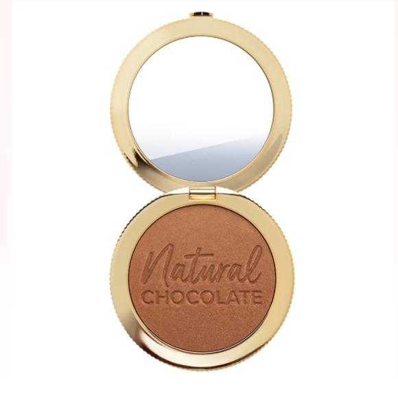 🆕 Too Faced Natural Chocolate Soleil Bronzer, Caramel Cocoa, NIP - Picture 6 of 16